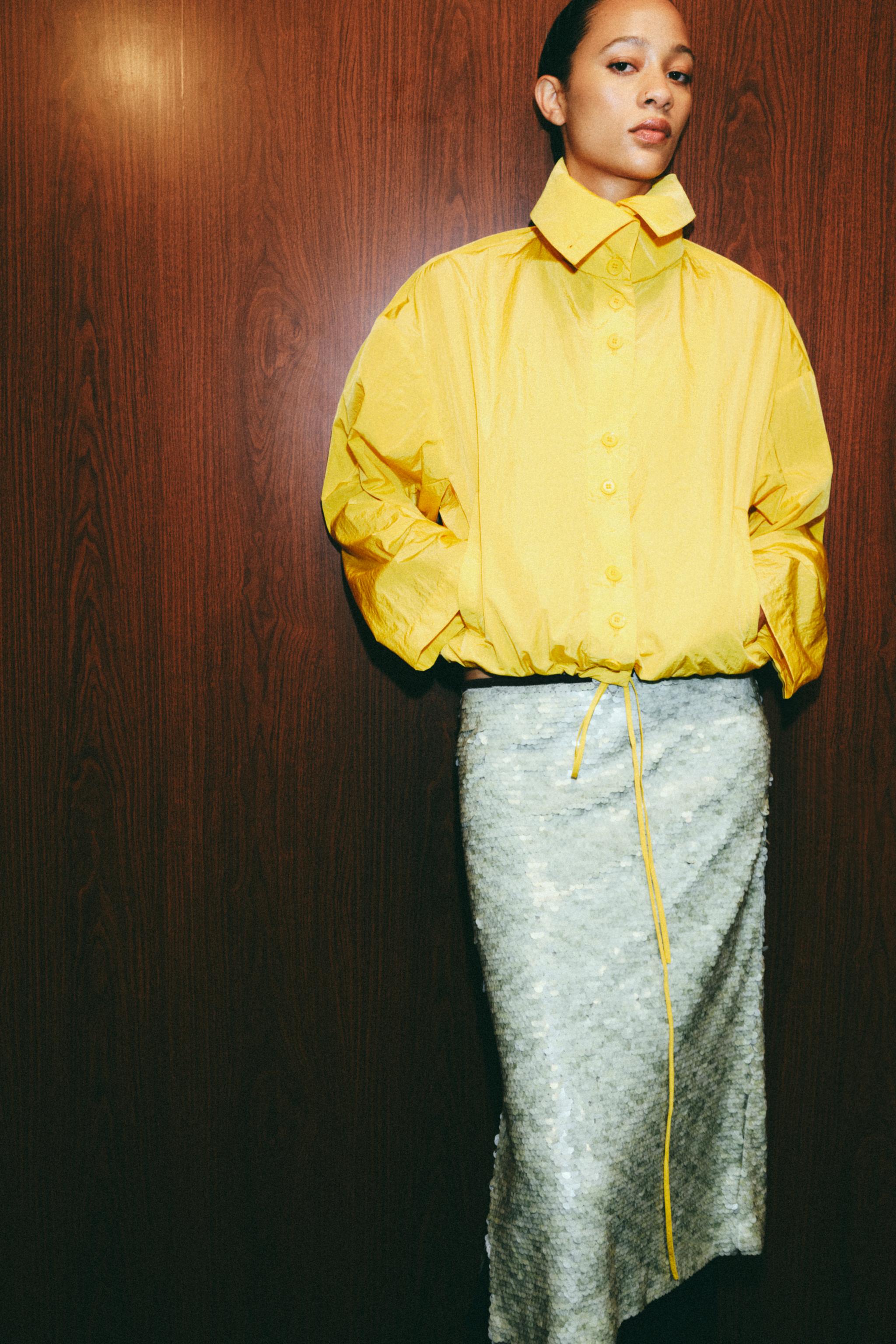 ZW COLLECTION SEQUINED SKIRT